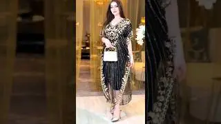 Beautiful Black Arabic Party Wear Dress #1million Subscribers 🔔