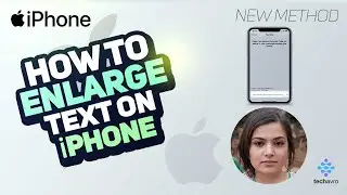 How to Enlarge Text on iPhone2025 [New Method] Easy Accessibility Settings