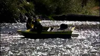Jetboating the Rangitikei river from Bulls NZ. 4 April 2009.Vid 1.