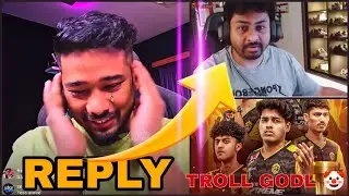 SCOUT REPLY TO DYNAMO 🚨  TROLL GODLIKE REPLY  🤡