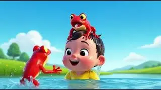 Cute Baby & The Red Frog 🐸 | Funny 3D Cartoon for Toddlers | AAA Kids TV