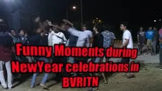 Funny Moments during NewYear celebrations in BVRITN