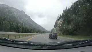 Denver to Red Cliff, CO Driving time lapse in drizzle