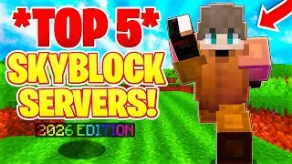TOP 5 SKYBLOCK SERVERS! (2026) | 1.8- 1.21.+ | New Minecraft Skyblock Servers