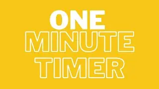 1 Minute Timer (Yellow)