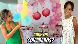 FESTA de anivers&aacute;rio da Lara! Um dia todo com a gente