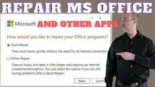 How to repair Microsoft Office in Windows 10