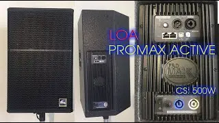Loa Promax Active mixer XR12 | Test loa Promax thực tế