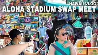 HAWAII VLOG | 🌺🛍️ Aloha Stadium Swap Meet