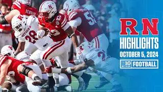 Rutgers at Nebraska | Extended Highlights | Big Ten Football | 10/05/2024