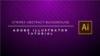 Stripes Abstract Background | Pattern | Adobe Illustrator Tutorial