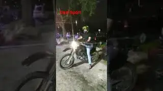🤔have you driven a dual sport motorcycle at night #dirtbike #dualsportlife #dualsport #shorts