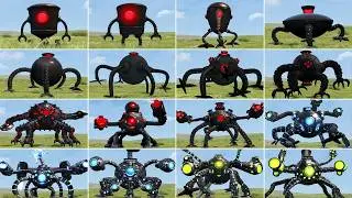I Building Different Colors & Material Of Omnidroids Robot Army in Garry's Mod