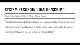 Verizon Voicemail - Your call has been forwarded to an automated voice messaging system
