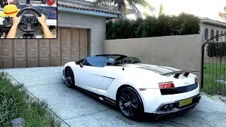 Lamborghini Gallardo LP570 4 Spyder Performante - Forza Horizon 5 | Logitech G29 Steering Wheel