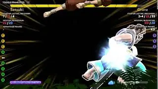 Setsuki Okizeme Corner Reversal Bait Vs Grave gS with 4 Damage Punish