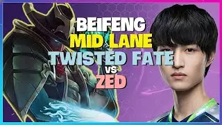 BeiFeng Challenger Twisted Fate Mid Lane Roaming Masterclass Engsub