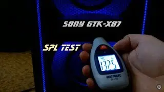 Sony GTK-XB7 - SPL test  / 132 dBC  / Use 🎧