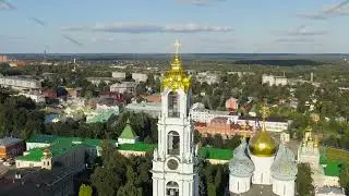 Sergiev Posad, Russia. The Trinity-Sergius Lavra is the largest male monastery of the Russian Orthod