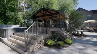New Jersey Landscape Design | Backyard Escape | Deck, Pool & Hot Tub | Gorgeous Grounds