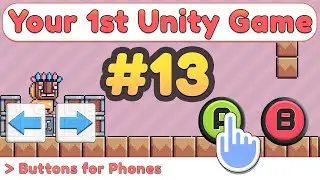 Visual Scripting Touch Button for Mobile Games :: Unity Basic Tutorial - Part 13