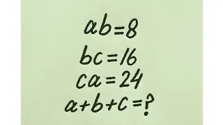 Cambridge Master Interview Question | Algebra Simplification | Algebra 