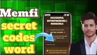 Memfi New secret code correct answer |earn $5,000 per week with this secrets|memfi 29 August code