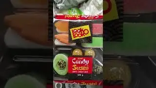 Look O Look ASMR Sound Mini Candy Soft  #shushi #yummy #shorts #satisfying #viral #mukbang