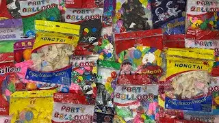 ASMR Unwrapping 50 Balloon Packages | Ultra Satisfying Pops