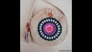 Yuvarlak motifli çanta yapımı