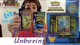 Pokemon TCG Unboxing - Manaphy Mythical Pokemon Collection
