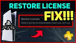PS5 UNABLE TO RESTORE LICENSE EASY FIX!