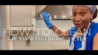 How To Clean a Greasy Range Hood Filter | Quick & Easy Kitchen Cleaning Hack #ligemyrlifestyle