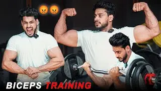 Insane Biceps Workout 😵‍💫💪🏼 | FitManjeet | Transformation Series - EP 03￼