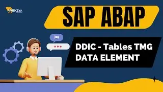 SAP ABAP Session (DDIC - Tables TMG DATA ELEMENT) | Лучшее обучение SAP | Ambikeya