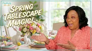 How to Decorate a Round Table for Spring | Spring Tablescape Ideas