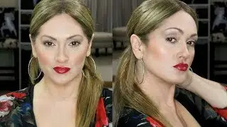 Everyday Simple Red Lip Makeup | OVER 40