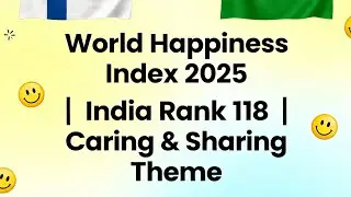 World Happiness Index in Seconds by trick 