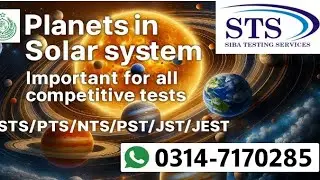 Planets in Solar System (lecture) for  Junior science teacher JST Bps-14 Complete Preparation