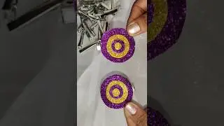 glitter sheets hair clip #handmadehairclips#diy#shorts#youtubeshorts