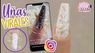 RECREANDO UÑAS VIRALES de INSTAGRAM