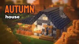 Minecraft Autumn House Tutorial🍂