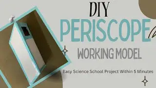 DIY Easy Periscope Working Model For Science School Project | TLM Science   | 5 minutes only | STEM
