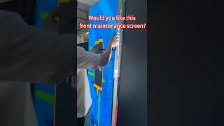 Poster led display GOB process Front maintenance Anti-collision #ledvdi #posterleddisplay #ledwall