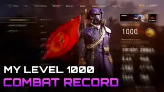 MY LEVEL 1000 COMBAT RECORD IN CALL OF DUTY WW2 (COD WW2 MAX PRESTIGE)