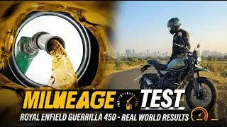 Mileage test of Royal Enfield Guerrilla 450  in eco mode