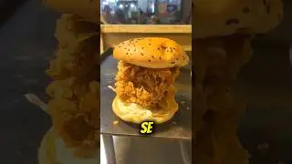 Most Famous Zinger Burger In Karachi | #food #shortvideo #ytshots #shorts