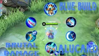 ALUCARD CRAZY BLUE BUILD BUT DEADLY.☠☠ [ALUCARD BEST GAMEPLAY] | MLBB.