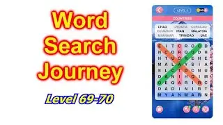 Word Search Journey &mdash; игра-головоломка со словами, прохождение уровня 69&ndash;70
