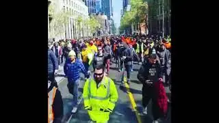 Construction workers in Australia protest against continued lockdowns and mandates The Real Rukshan